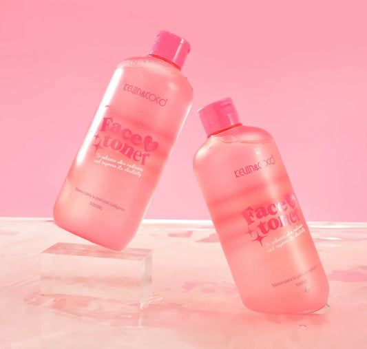 Lotion Tonique Visage au Collagène – Kevin & Coco – 500 ml