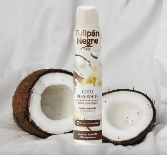 Déodorant Spray Coco Pure White 200 ml – Tulipán Negro