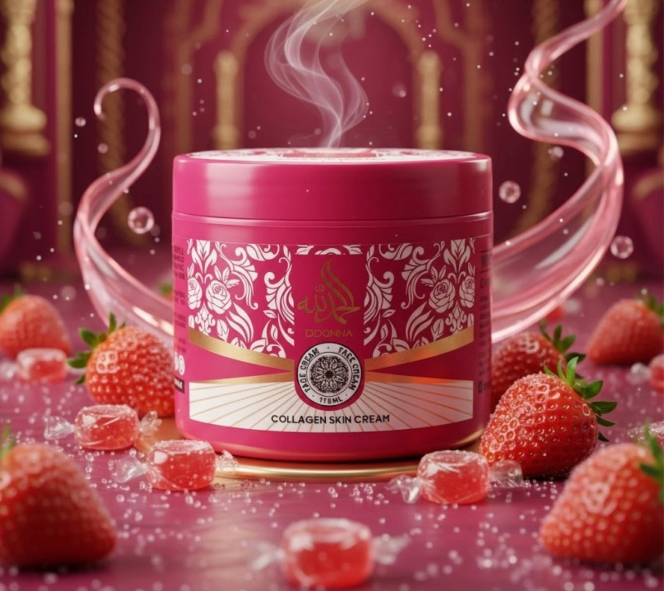 Crème visage au collagène Yara Candy | D’Donna Dubai