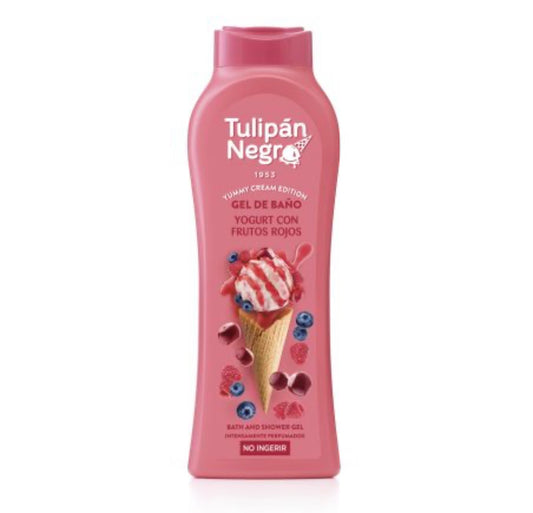 Tulipan Negro – Gel Douche Yummy Crème Glacée Fruits Rouges
