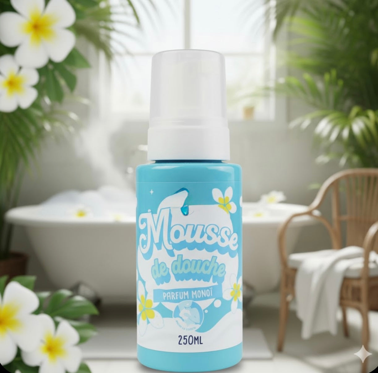 Mousse de Douche Flower Monoï – 250 ml