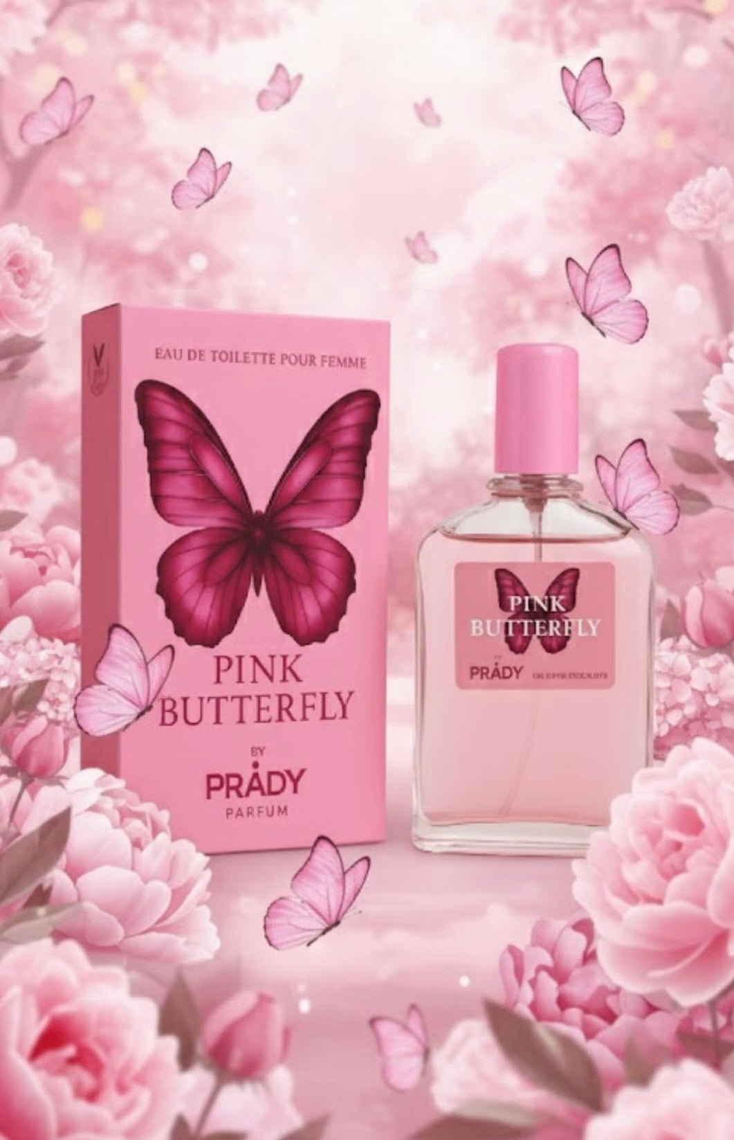 Parfum Pink Butterfly pour Femme 100 ml – Prad ( inspi de Bomba )