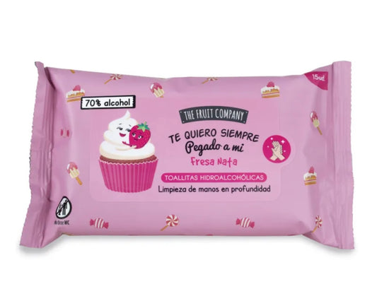 The Fruit Company – Lingettes Fraise/Chantilly