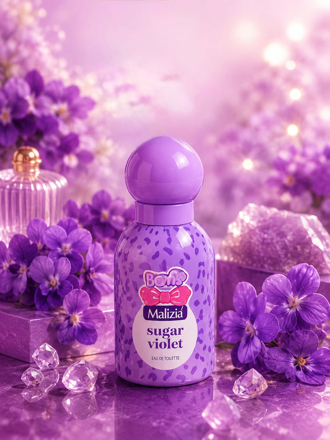 EAU DE TOILETTE - SUGAR VIOLET - MALIZIA BON BONS 💜