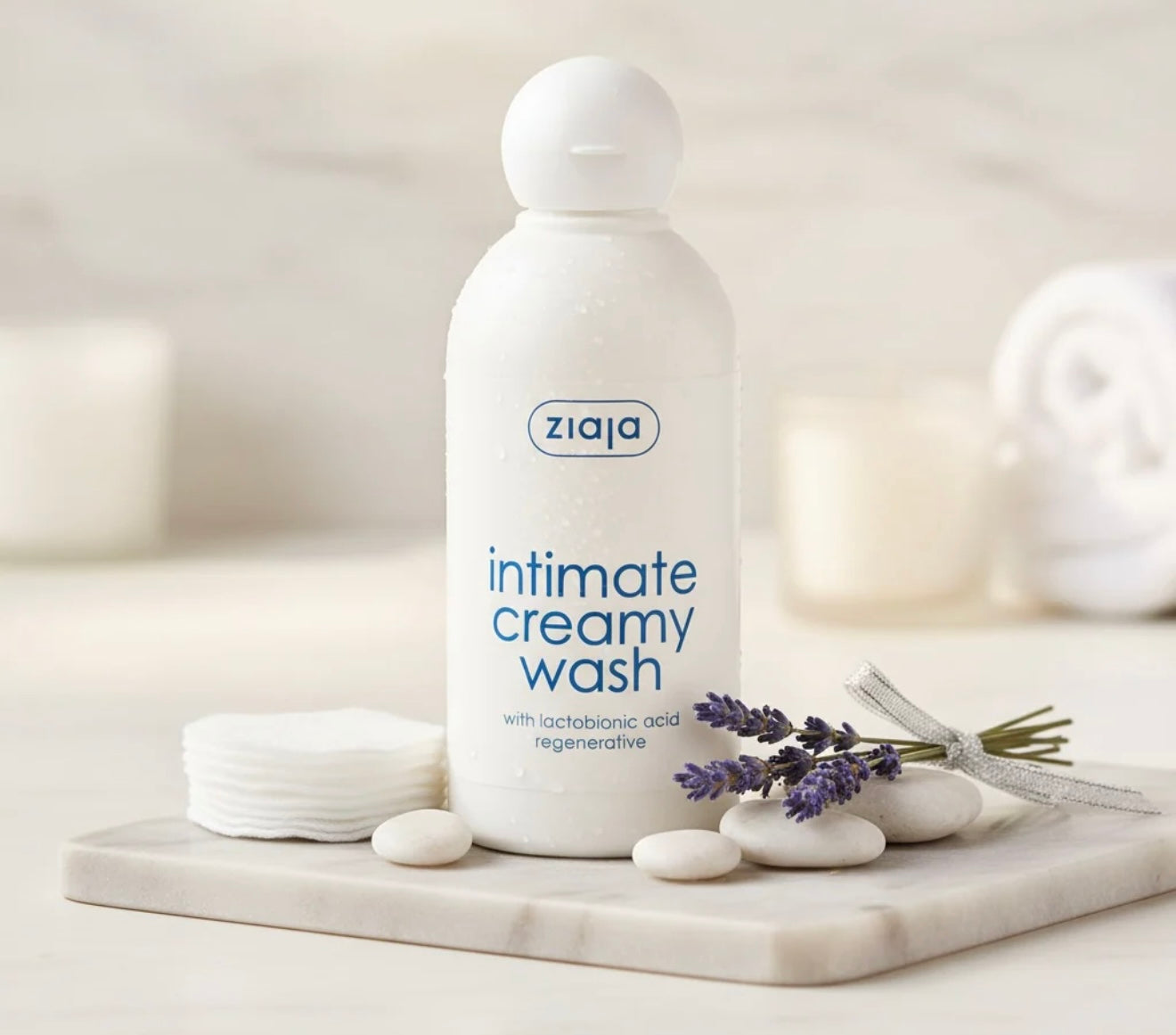 🌸 Crème Lavante Intime à l’Acide Lactobionique - 100 ml