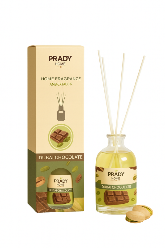 Prady – Mikado Dubai Chocolate (Diffuseur parfum chocolat 100ml)