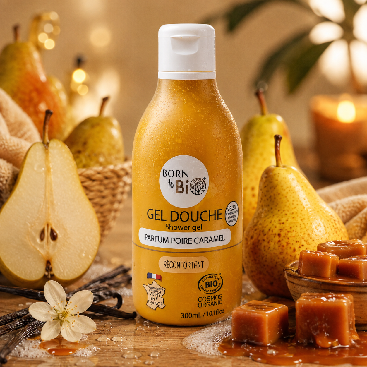 GEL DOUCHE POIRE 🍐 CARAMEL - 300 ML