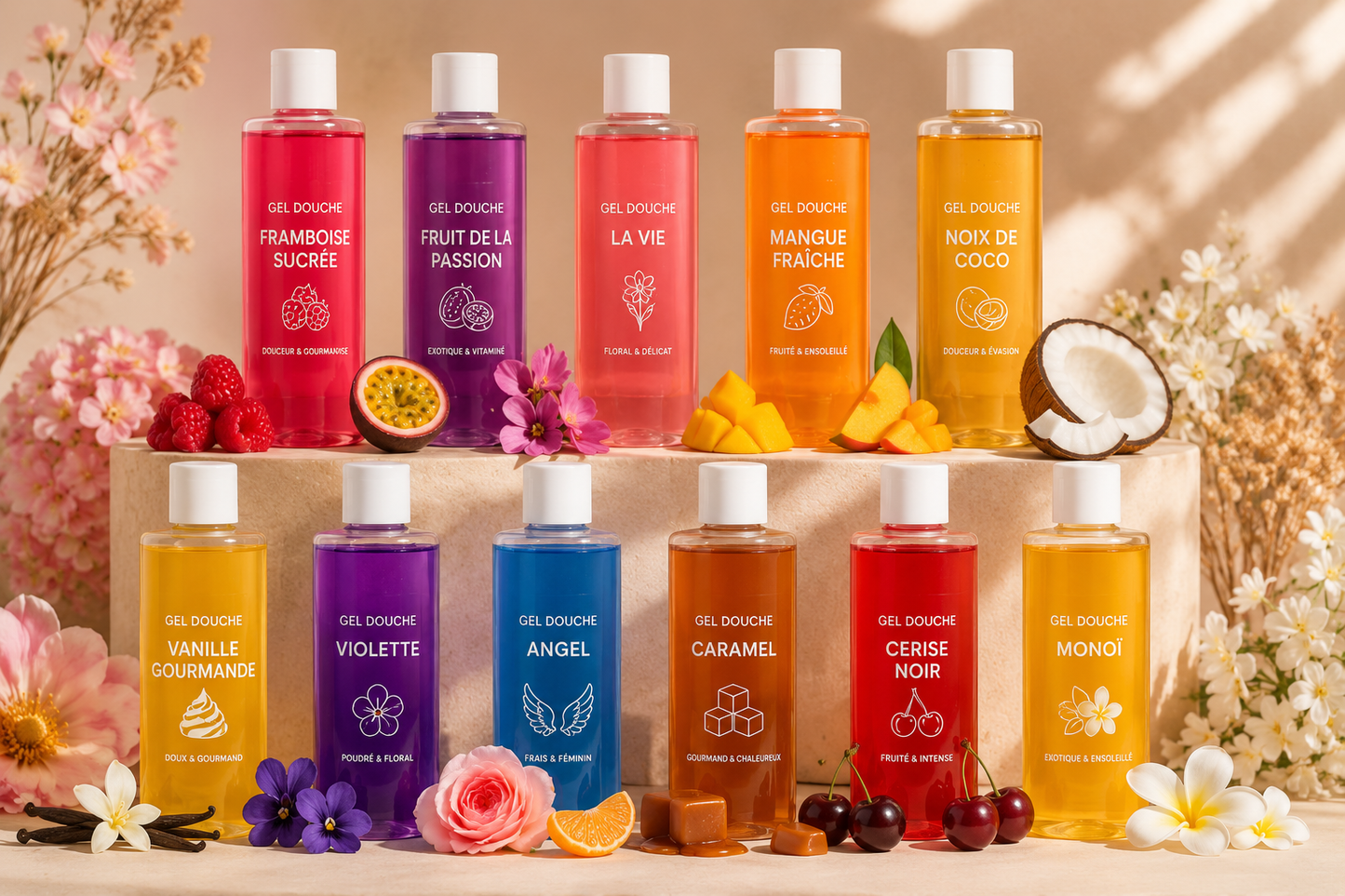 GEL DOUCHE ( CHOISIR OPTIONS 11 SENTEURS )