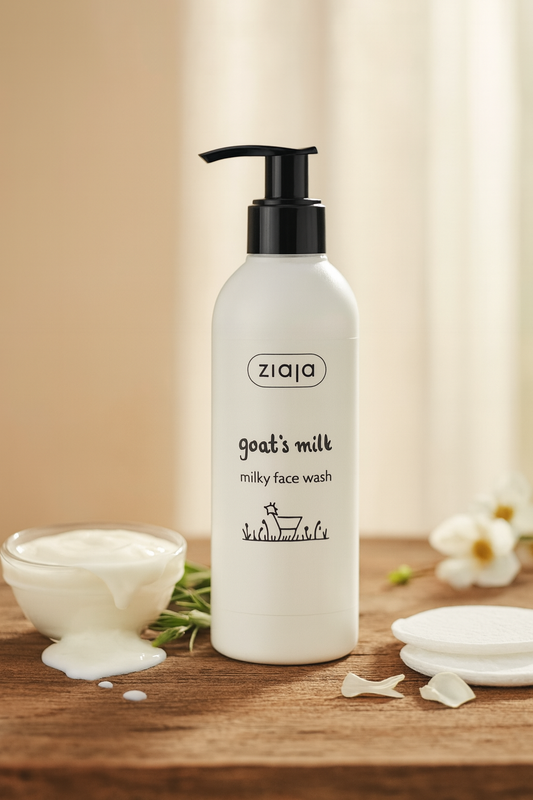 Nettoyant Visage Ziaja au Lait de Chèvre – Nettoie, Adoucit & Nourrit la Peau