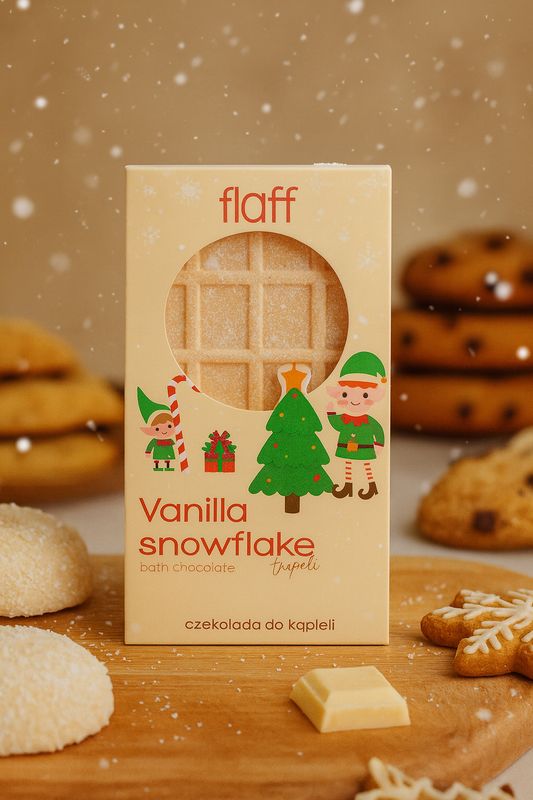 Tablette Effervescente pour le Bain – Vanilla Snowflake