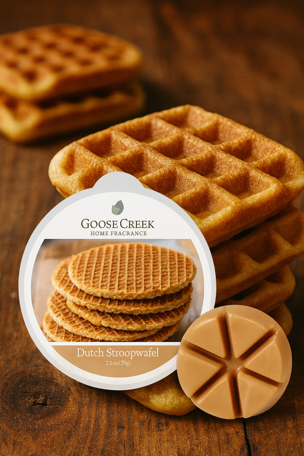 Dutch Stroopwafel – Goose Creek Candle® Cire fondante (59 g)
