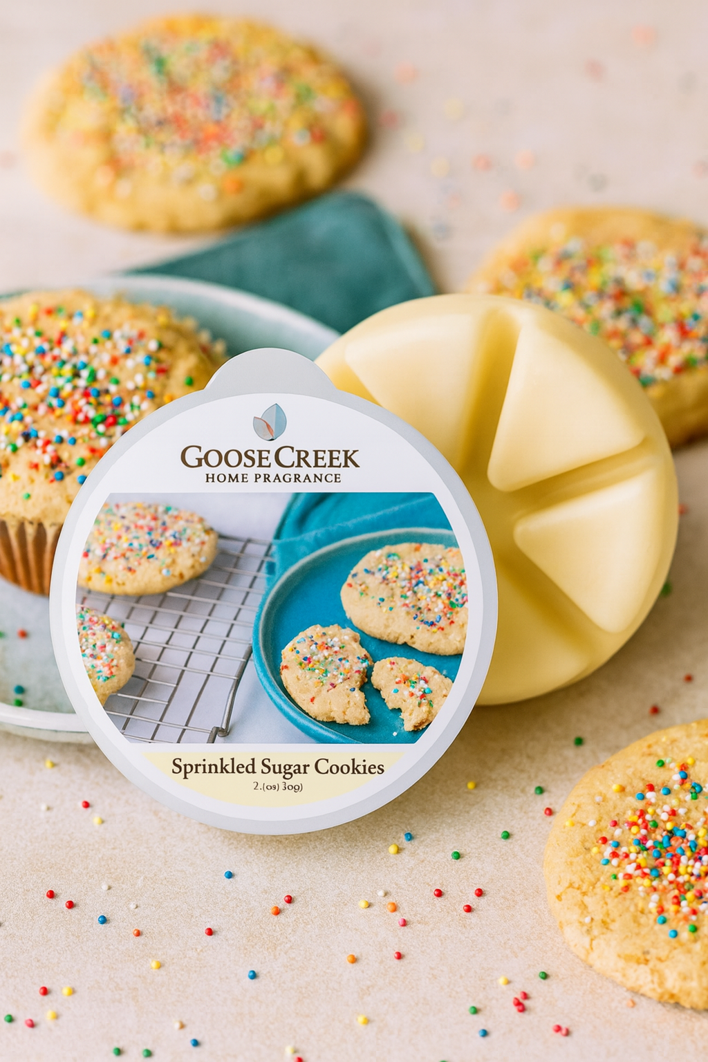 Biscuits au Sucre Saupoudrés – Cire fondante parfumée Goose Creek Candle®