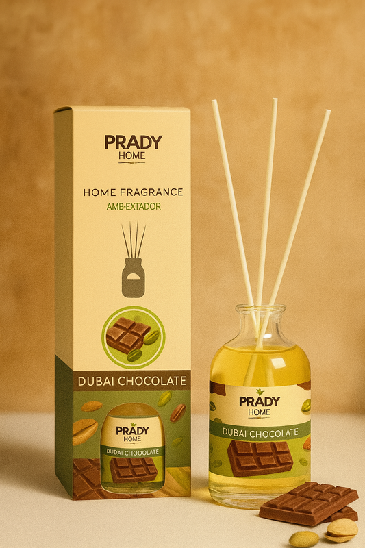 Prady – Mikado Dubai Chocolate (Diffuseur parfum chocolat 100ml)
