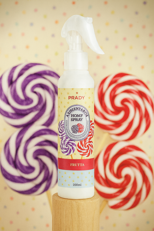 SPRAY D’AMBIANCE MAISON, TISSU & VOITURE PRADY – SUCETTE CANDY 220ML 🍭